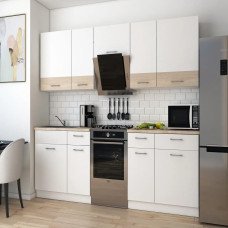 Кухня Лея 2.6 м ДСП біла