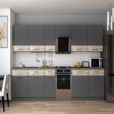 Кухня Лея 3.4 м ДСП графіт