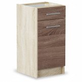 Тумба Эко Низ 400 1Ш  Сонома, трюфель