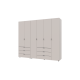 Шкаф Гелар  3+3 ДСП 232,5х49,5х203,4 см