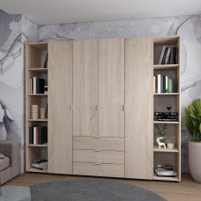 Шафа Гелар  4 ДСП/ 2 Етажерки  231.4х49,5х203,4 см