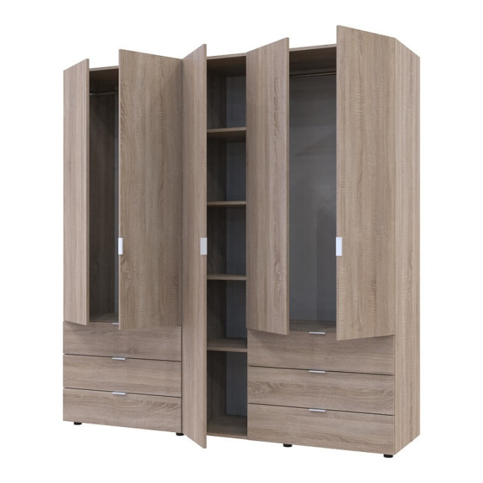 Шкаф Гелар  2+3 ДСП 193,7х49,5х203,4 см