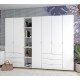Шафа Гелар  2+4 ДСП / Етажерка 270.7х49,5х203,4 см