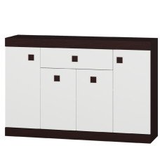 Комод Соната 7 Венге темний, Білий