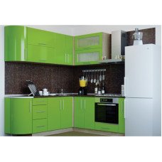 Кутова Кухня модульна Модерн 3,5 м Яблуко