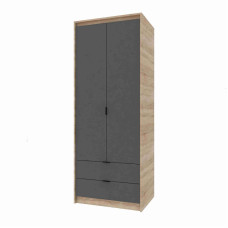 Шкаф СИТИ 800 Дуб Сонома, Графит