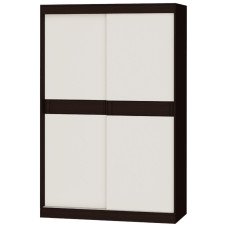 Шафа-купе Соната 140x60x217 см Венге темний, Білий