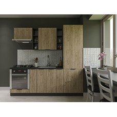 Кухня Крафт Серый 160 см