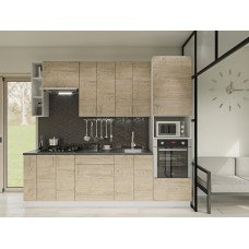 Кухоня Горизонт Дуб приморский сатиновий  2.6 м 