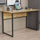 Компьютерный стол Ferrum-decor Коди 75x140x60 черный ДСП Дуб Сан-Марино
