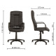 Крісло комп'ютерне BOSS KD Tilt PL64 ECO-30