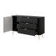 Комод LANTE 1D3S/138 Черный 138,2X81,2X38 см
