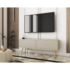 Тумба ТВ Оро / Oro 2Д RTV135 MDF Бежевий