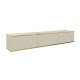 Тумба под телевизор навесная Perfect Home Оро/Oro 3-дверная RTV175 MDF Бежевый