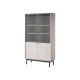 Вітрина Perfect Home Джапанді / Japandi WT104 2-дверна Кашемір