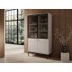 Вітрина Perfect Home Джапанді / Japandi WT104 2-дверна Кашемір