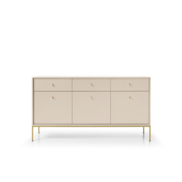 Комод Perfect Home Моно/Mono 3-дверный с 3 ящиками  MKSZ154 Беж песочный