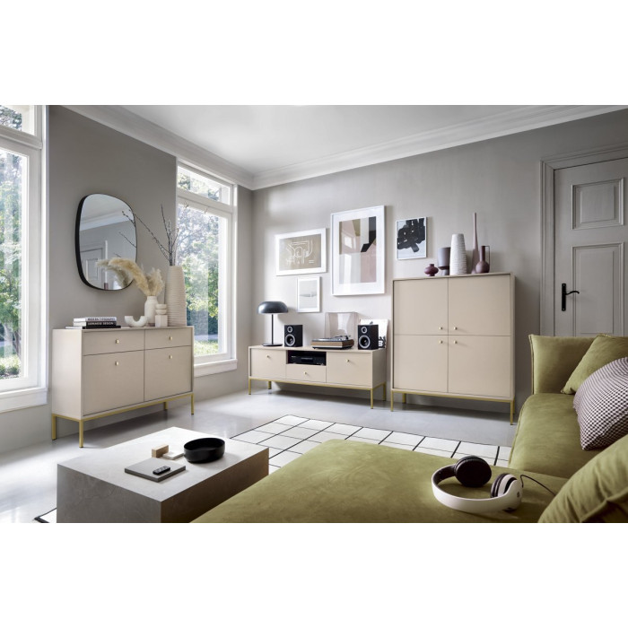 Комод Perfect Home Моно/Mono 3-дверный с 3 ящиками  MKSZ154 Беж песочный