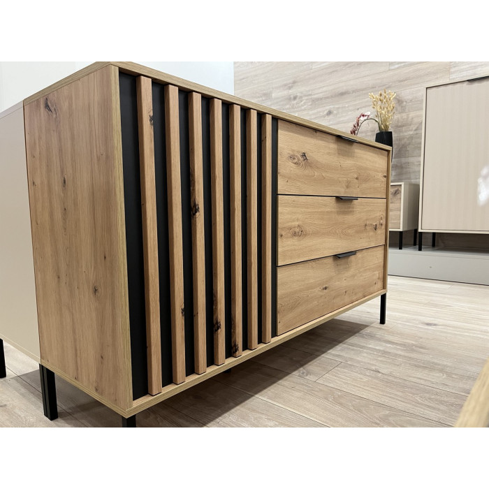 Комод Perfect Home Талли / Tally 1D3S/138 Дуб артизан/антрацит 