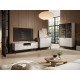 Тумба под ТВ Perfect Home Джапанди / Japandi RTV154 2-дверная с 1 ящиком Кашемир