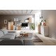 Стіл журнальний Perfect Home 3Д / 3D 100 Білий/дуб крафт золотий