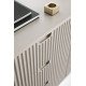 Тумба под телевизор Perfect Home Зова/Zova 3-дверная с золотыми ножками RTV168 Кашемир 