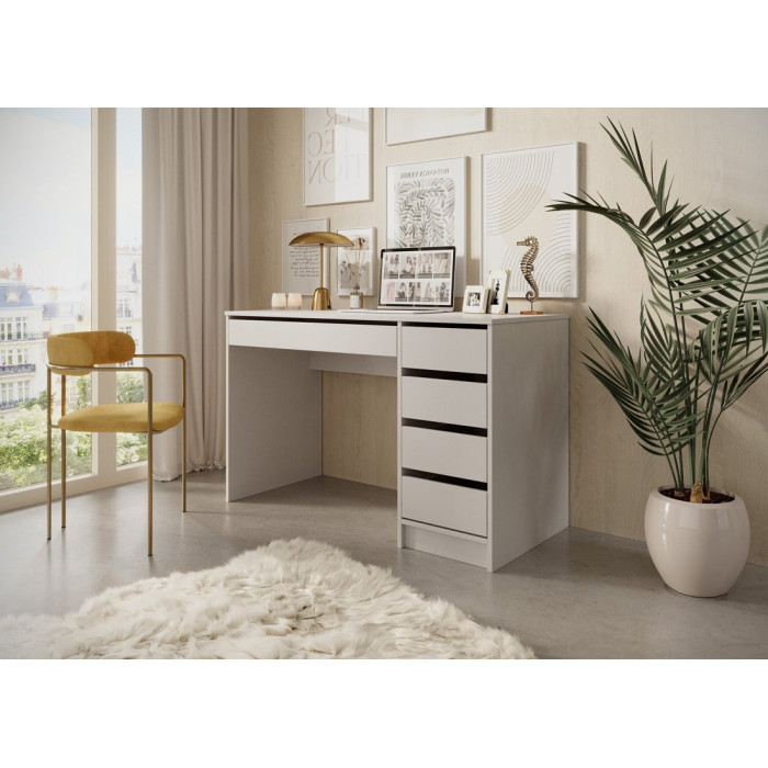 Стол туалетный письменный Perfect Home Ада/Ada 5S/120 с 5 ящиками Кашемир