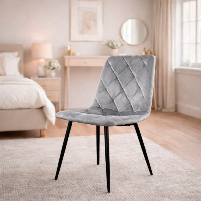 Стілець  Анетте PM-001 Perfect Home Сірий 