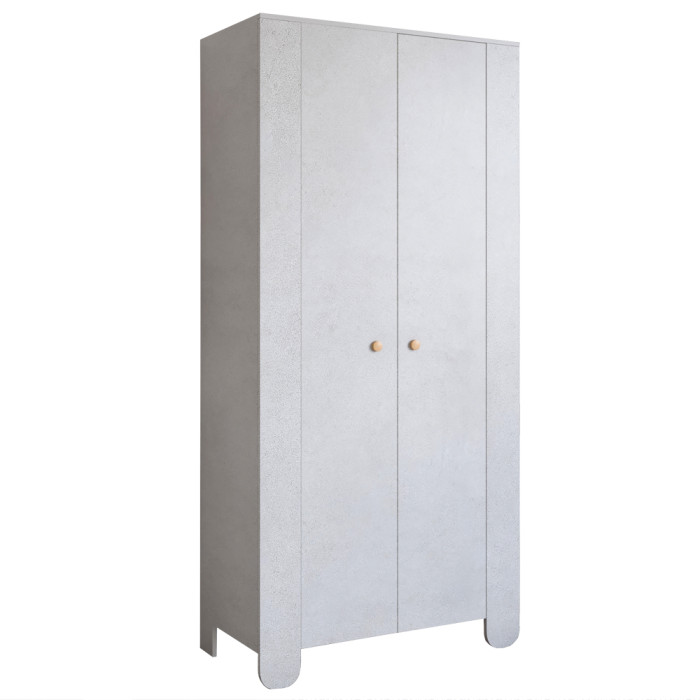 Шкаф в детскую комнату 900х450х1900  Инди Бетон Style