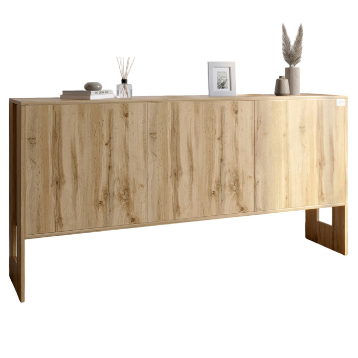 Комод-2 3-дверный Нобу 160х34х80 см Дуб Аппалачи 