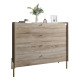Комод с 4 ящиками LION Wood с золотыми ножками 100х90х45 см Дуб Сонома Трюфель (LION-042967)