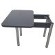 Обідній стіл розкладний Нота Бетон Style 60x90/90x120 