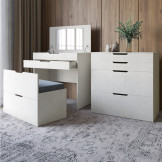 Комод-трюмо с зеркалом Азия Бетон style