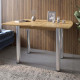 Обеденный стол раскладной LION Нота Дуб Артизан 60x90/90x120 