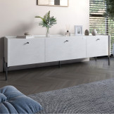 Тумба під телевізор 3Ш Вуд Wood Бетон style 160 см