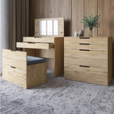 Комод-трюмо с зеркалом Азия Дуб Аппалачи