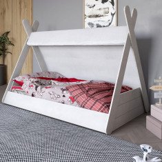 Детская кроватка с балдахином Инди Бетон Style
