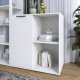Тумба однодверна LION Краш 82x43x86 см Бетон style (LION-044103)