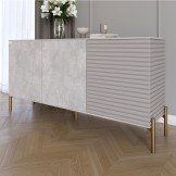 Комод закритий  Грей 154 см Бетон/Кашемір
