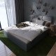 Двоспальне ліжко 140х200 см Лайт КЛ-140 ДСП під матрац графіт