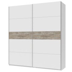 Шафа-купе  Кайзер G-Caiser 220х60х240 см Білий/Дуб клондайк