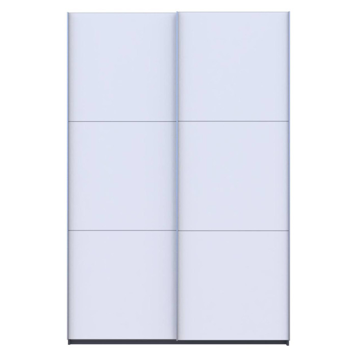 Шкаф-купе двухдверный Кайзер G-Caiser 160х60х240 см Графит/Белый