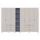 Шафа для одягу Doros Гелар 309,4х49,5х203,4 см Кашемір 