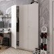 Шкаф распашный для одежды Промо 135х48х204 см Белый