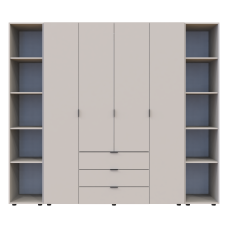 Шкаф Гелар 231,4х49,5х203,4 см Кашемир 