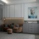 Комод у спальню Рон 5 140х38х81 см Графіт
