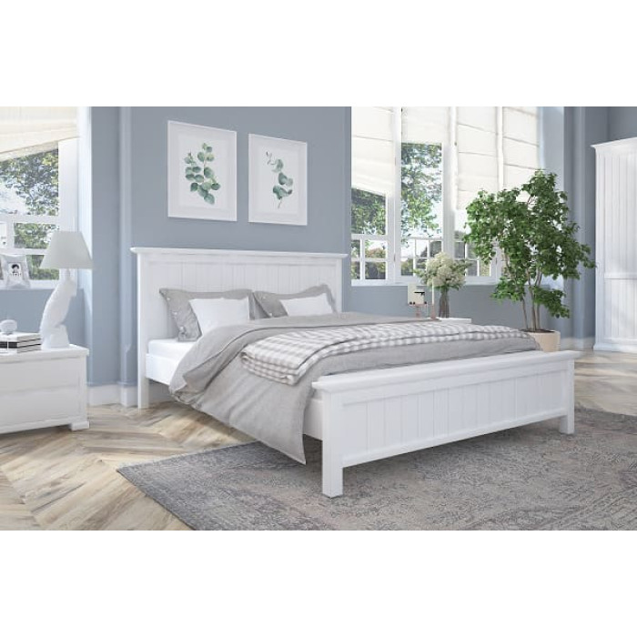 Двуспальная кровать Вирджиния Белый  160х200 см