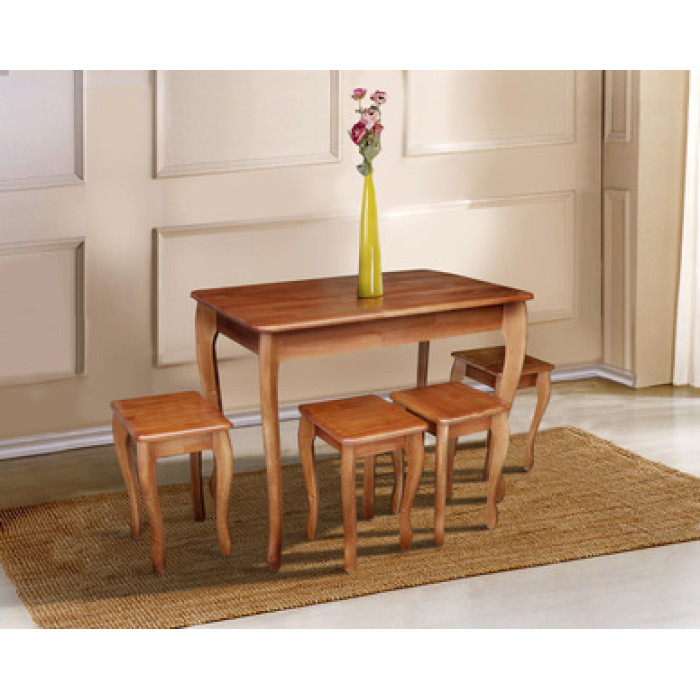 Кухонний стіл Смарт з дерева вільха 100х60 см