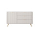 Комод Ланте LANTE 1D3S/138 бежевий 138,2X81,2X38 см