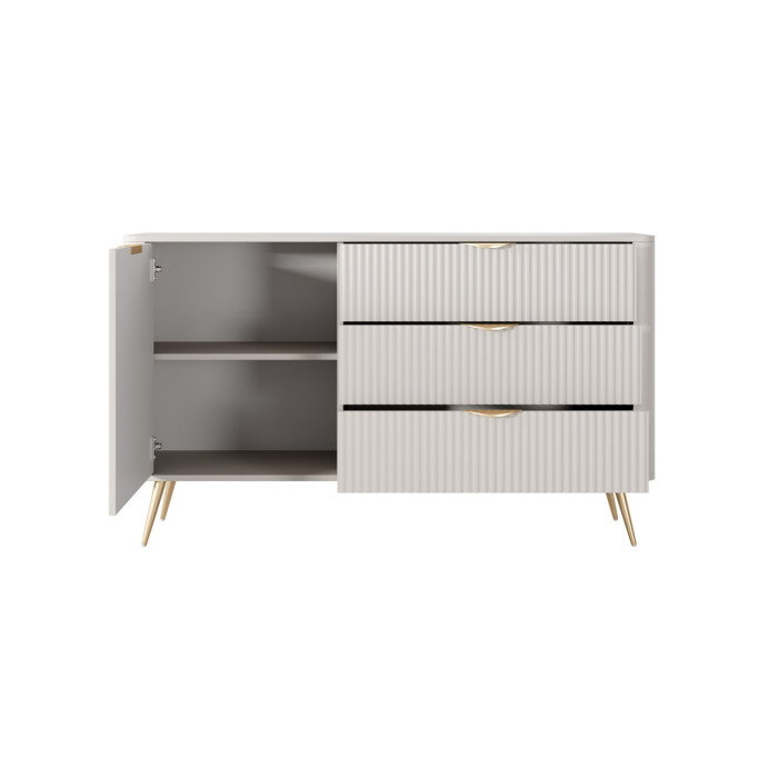 Комод Ланте LANTE 1D3S/138 бежевий 138,2X81,2X38 см